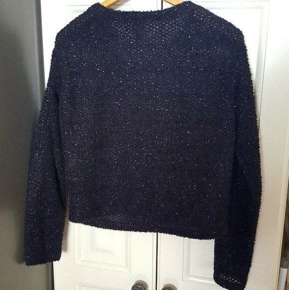 H&M Sparkly Soft Dressy Holiday Party Sweater - Picture 5 of 7